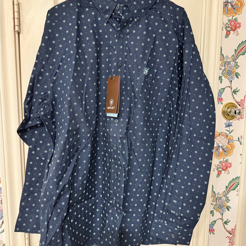 Ariat Navy Shirt new with tags